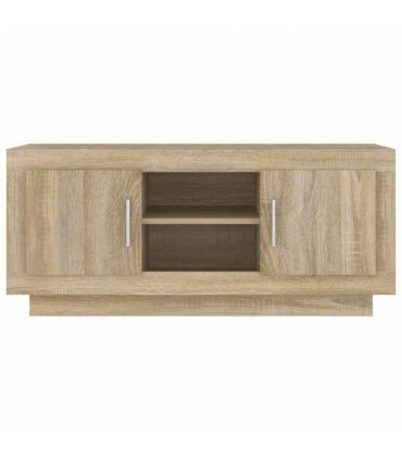 vidaXL TV Cabinet Sonoma Oak 102x35x45 cm Engineered Wood