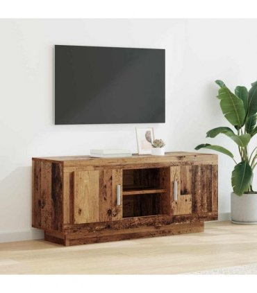 vidaXL TV Cabinet Old Wood 102 x 35 x 45 cm Engineered Wood