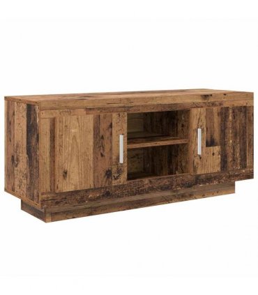 vidaXL TV Cabinet Old Wood 102 x 35 x 45 cm Engineered Wood