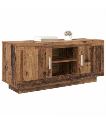 vidaXL TV Cabinet Old Wood 102 x 35 x 45 cm Engineered Wood