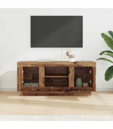 vidaXL TV Cabinet Old Wood 102 x 35 x 45 cm Engineered Wood