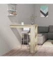 vidaXL Wall Bar Table Sonoma Oak 102x45x103.5 cm Engineered Wood