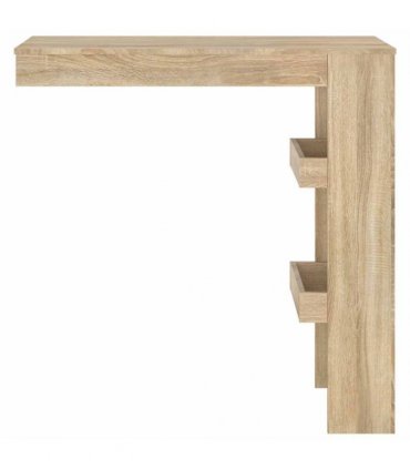 vidaXL Wall Bar Table Sonoma Oak 102x45x103.5 cm Engineered Wood