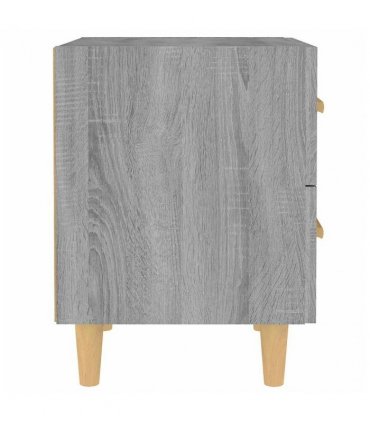 vidaXL Bed Cabinet Grey Sonoma 40x35x47.5 cm