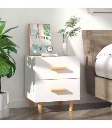 vidaXL Bed Cabinet White 40x35x47.5 cm