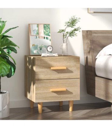vidaXL Bed Cabinet Sonoma Oak 40x35x47.5 cm
