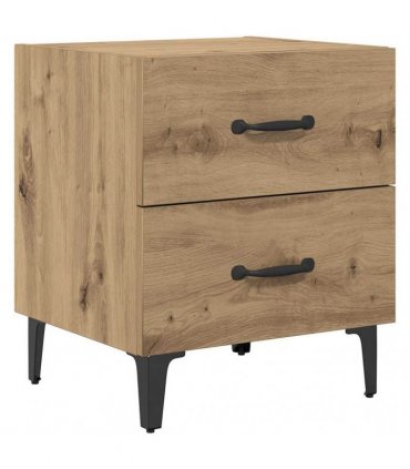 vidaXL Bed Cabinet Artisan Oak 40 x 35 x 47.5 cm Engineered Wood