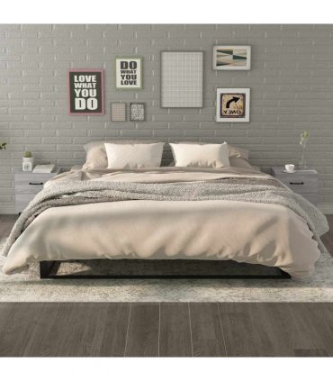 vidaXL Bedside Cabinets 2 pcs Grey Sonoma 40x35x47.5 cm