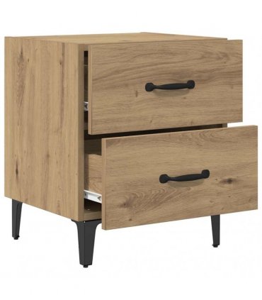 vidaXL Bed Cabinet 2 pcs Artisan Oak 40 x 35 x 47.5 cm Engineered Wood