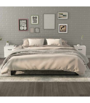 vidaXL Bedside Cabinets 2pcs White 40x35x47.5 cm