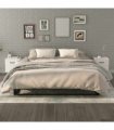 vidaXL Bedside Cabinets 2pcs White 40x35x47.5 cm