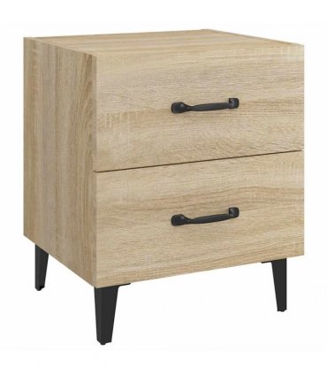 vidaXL Bedside Cabinets 2 pcs Sonoma Oak 40x35x47.5 cm