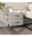 vidaXL Bedside Cabinet Grey Sonoma 40x35x47.5 cm