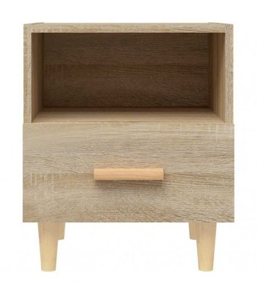 vidaXL Bedside Cabinets 2 pcs Sonoma Oak 40x35x47 cm