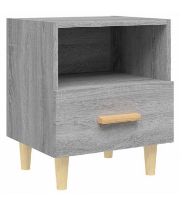 vidaXL Bedside Cabinets 2 pcs Grey Sonoma 40x35x47 cm