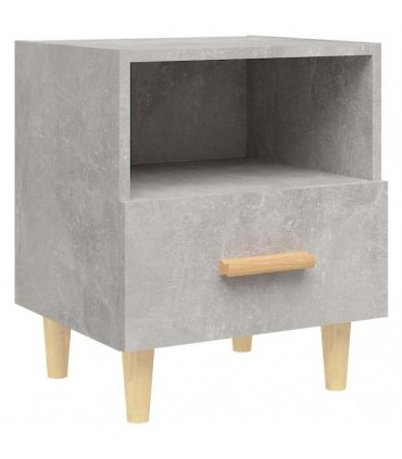 vidaXL Bedside Cabinets 2 pcs Concrete Grey 40x35x47 cm