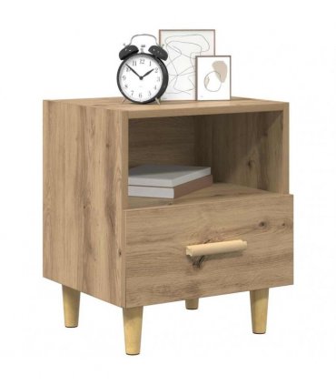 vidaXL Bedside Cabinet Artisan Oak 40 x 35 x 47 cm Engineered Wood