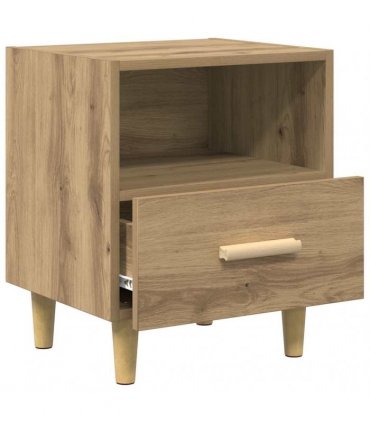 vidaXL Bedside Cabinet Artisan Oak 40 x 35 x 47 cm Engineered Wood