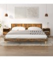 vidaXL Bedside Cabinets 2 pcs Smoked Oak 40x35x47 cm