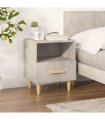 vidaXL Bedside Cabinet Concrete Grey 40x35x47 cm