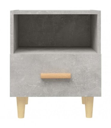vidaXL Bedside Cabinet Concrete Grey 40x35x47 cm