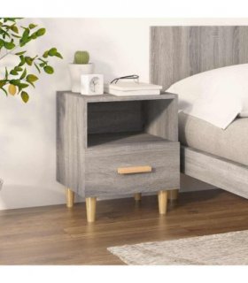 vidaXL Bedside Cabinet Grey Sonoma 40x35x47 cm