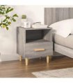 vidaXL Bedside Cabinet Grey Sonoma 40x35x47 cm