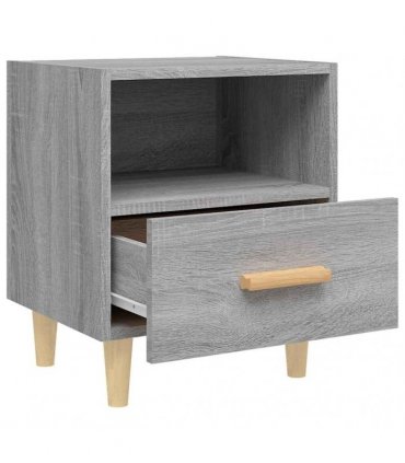 vidaXL Bedside Cabinet Grey Sonoma 40x35x47 cm