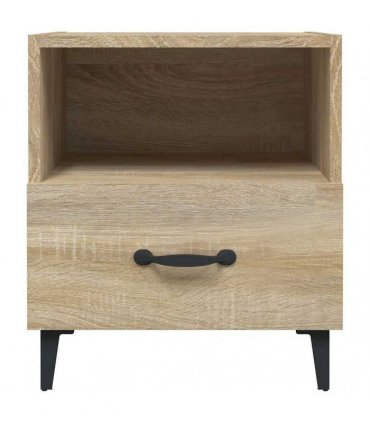 vidaXL Bedside Cabinet Sonoma Oak Engineered Wood — V0672030129