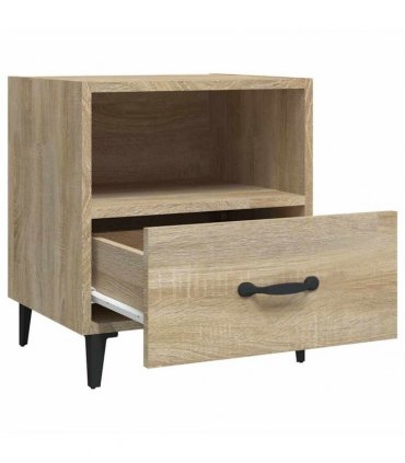 vidaXL Bedside Cabinet Sonoma Oak Engineered Wood — V0672030129