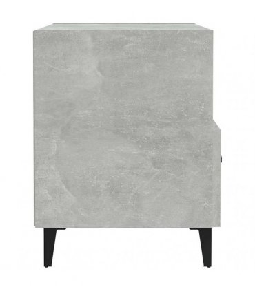 vidaXL Bedside Cabinet Concrete Grey Engineered Wood — V0672030130