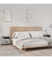 vidaXL Bedside Cabinets 2 pcs Concrete Grey Engineered Wood — V0672030132