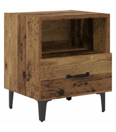 vidaXL Bedside Cabinet Old Wood 40 x 35 x 47.5 cm Engineered Wood — V0672030138