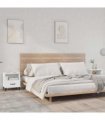 vidaXL Bedside Cabinets 2 pcs White Engineered Wood — V0672030142