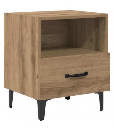 vidaXL Bedside Cabinet Artisan Oak 40 x 35 x 47.5 cm Engineered Wood — V0672030145