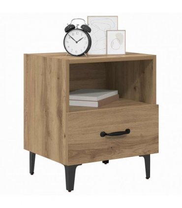vidaXL Bedside Cabinet Artisan Oak 40 x 35 x 47.5 cm Engineered Wood — V0672030145
