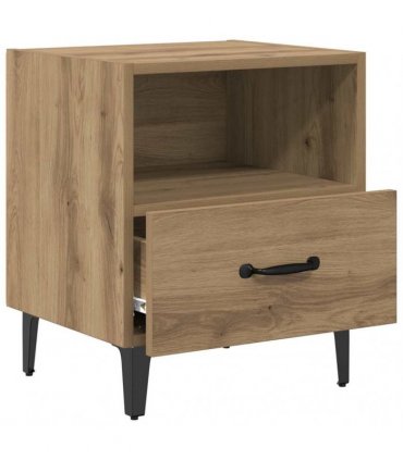 vidaXL Bedside Cabinet Artisan Oak 40 x 35 x 47.5 cm Engineered Wood — V0672030145