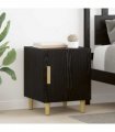 vidaXL Bedside Cabinet 2 pcs Black Oak 40 x 40 x 50 cm Engineered Wood — V0672030147