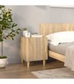 vidaXL Bedside Cabinet Sonoma Oak Engineered Wood — V0672030148