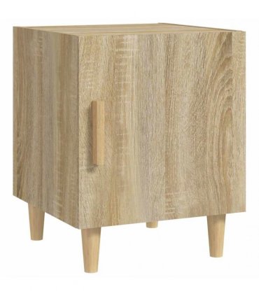 vidaXL Bedside Cabinet Sonoma Oak Engineered Wood — V0672030148