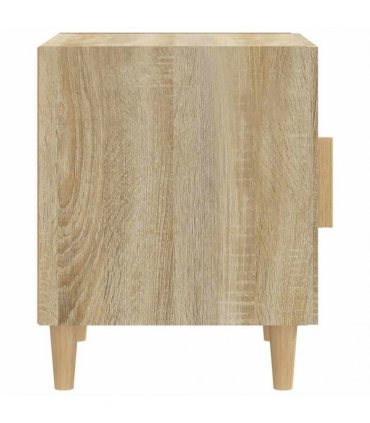vidaXL Bedside Cabinet Sonoma Oak Engineered Wood — V0672030148