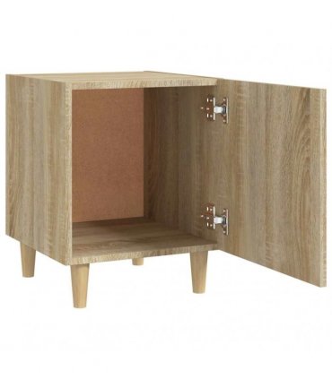 vidaXL Bedside Cabinet Sonoma Oak Engineered Wood — V0672030148