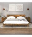 vidaXL Bedside Cabinets 2 pcs Smoked Oak Engineered Wood — V0672030160
