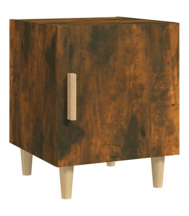 vidaXL Bedside Cabinets 2 pcs Smoked Oak Engineered Wood — V0672030160