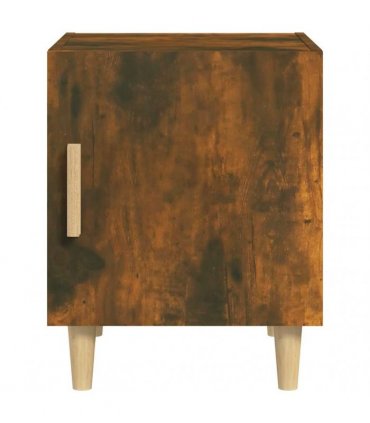 vidaXL Bedside Cabinets 2 pcs Smoked Oak Engineered Wood — V0672030160