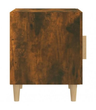 vidaXL Bedside Cabinets 2 pcs Smoked Oak Engineered Wood — V0672030160