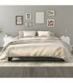 vidaXL Bedside Cabinets 2 pcs White Engineered Wood — V0672030162