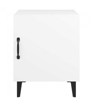 vidaXL Bedside Cabinets 2 pcs White Engineered Wood — V0672030162