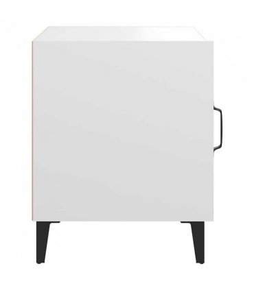 vidaXL Bedside Cabinets 2 pcs White Engineered Wood — V0672030162