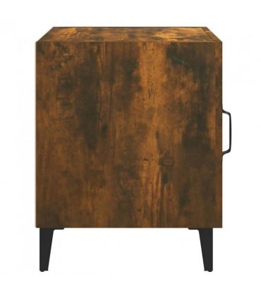 vidaXL Bedside Cabinets 2 pcs Smoked Oak Engineered Wood — V0672030169